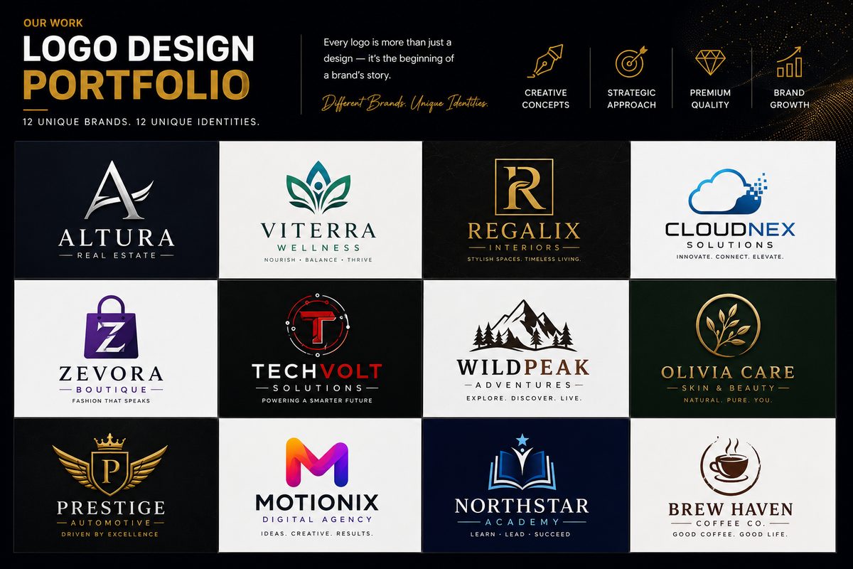 Logo Design Portfolio Volume 1