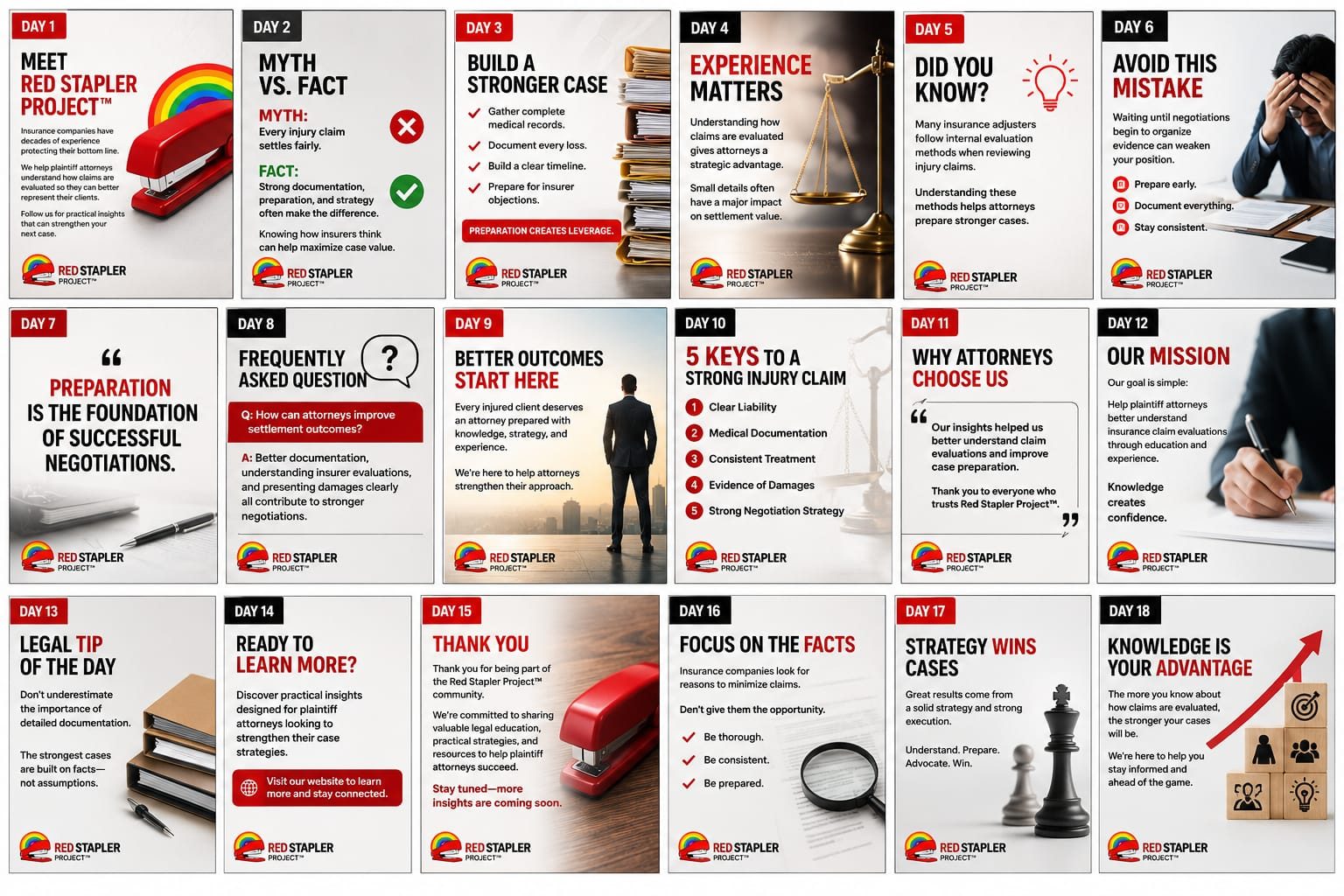 Red Stapler Project Legal Social Media Campaign